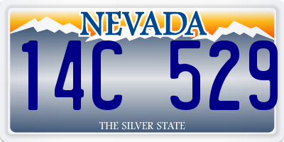 NV license plate 14C529