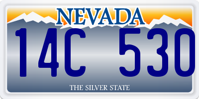 NV license plate 14C530