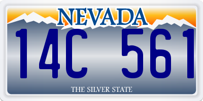 NV license plate 14C561