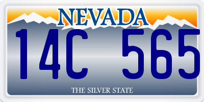 NV license plate 14C565