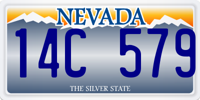 NV license plate 14C579