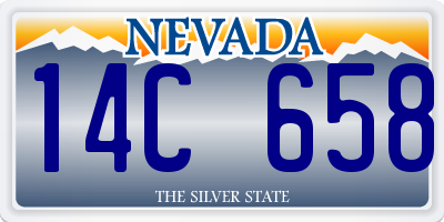 NV license plate 14C658