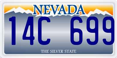 NV license plate 14C699