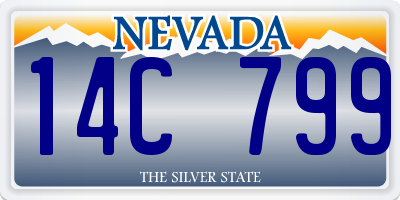 NV license plate 14C799
