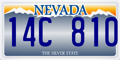 NV license plate 14C810