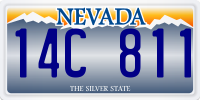 NV license plate 14C811