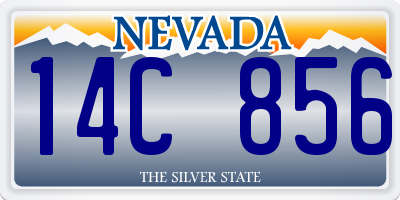 NV license plate 14C856