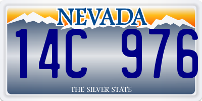 NV license plate 14C976