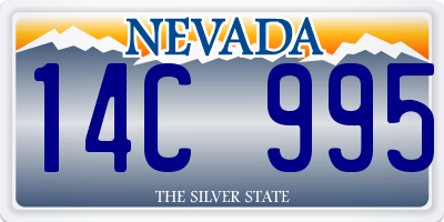 NV license plate 14C995