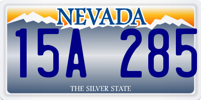 NV license plate 15A285