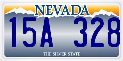 NV license plate 15A328