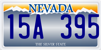 NV license plate 15A395