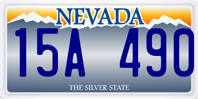 NV license plate 15A490