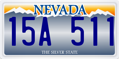 NV license plate 15A511