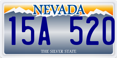 NV license plate 15A520