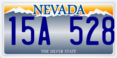 NV license plate 15A528