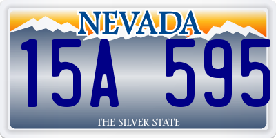 NV license plate 15A595