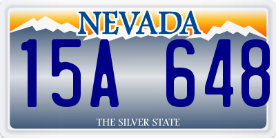 NV license plate 15A648