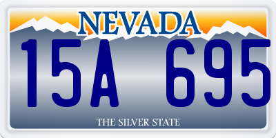 NV license plate 15A695