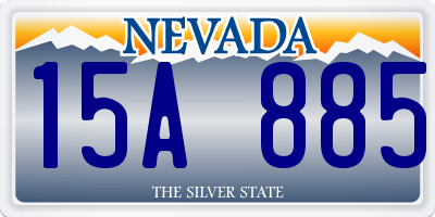 NV license plate 15A885