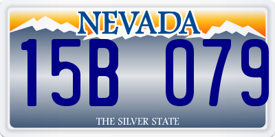 NV license plate 15B079