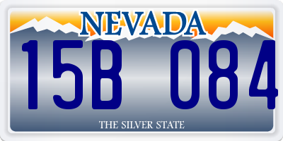 NV license plate 15B084