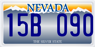 NV license plate 15B090