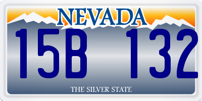 NV license plate 15B132