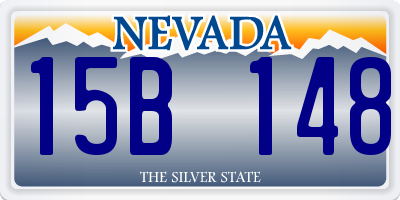 NV license plate 15B148