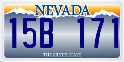 NV license plate 15B171