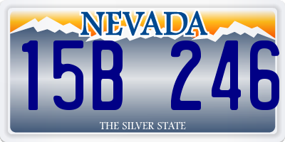 NV license plate 15B246