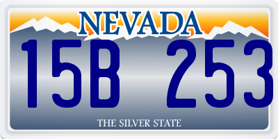 NV license plate 15B253