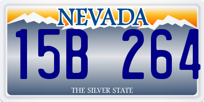 NV license plate 15B264