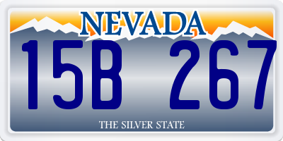 NV license plate 15B267