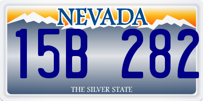 NV license plate 15B282