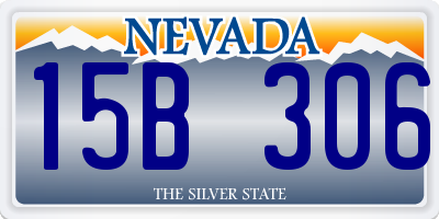 NV license plate 15B306