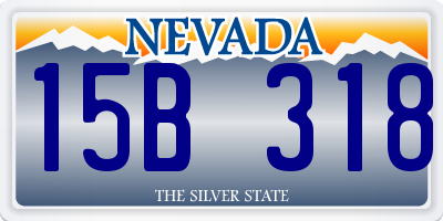 NV license plate 15B318