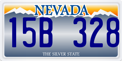 NV license plate 15B328