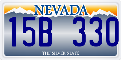 NV license plate 15B330