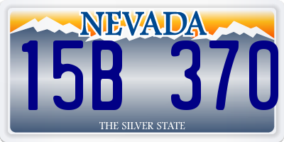 NV license plate 15B370