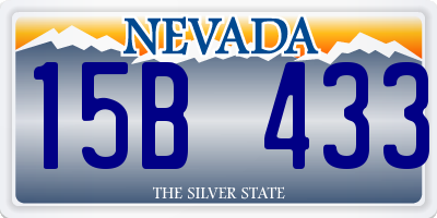NV license plate 15B433