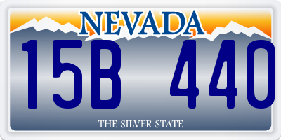 NV license plate 15B440
