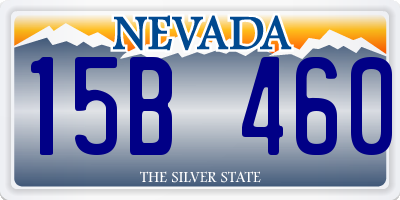 NV license plate 15B460