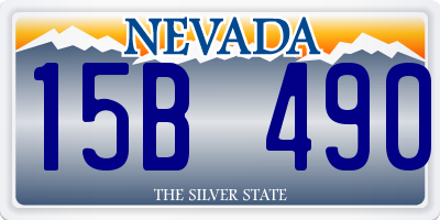 NV license plate 15B490