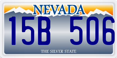NV license plate 15B506