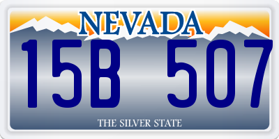 NV license plate 15B507