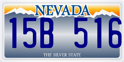 NV license plate 15B516