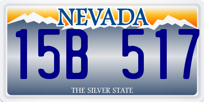NV license plate 15B517