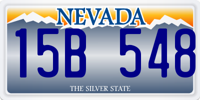 NV license plate 15B548
