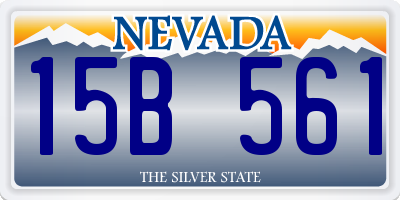 NV license plate 15B561